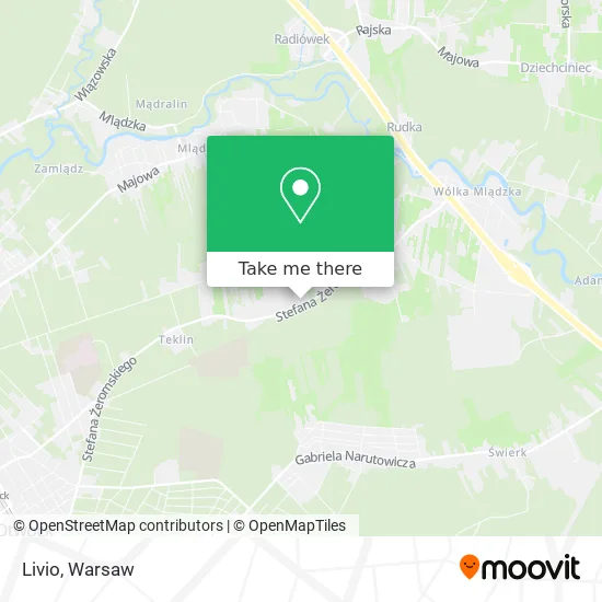 Карта Livio