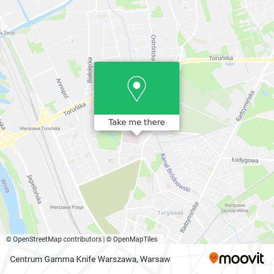 Карта Centrum Gamma Knife Warszawa