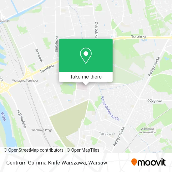Centrum Gamma Knife Warszawa map