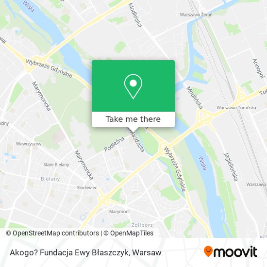 Akogo? Fundacja Ewy Błaszczyk map