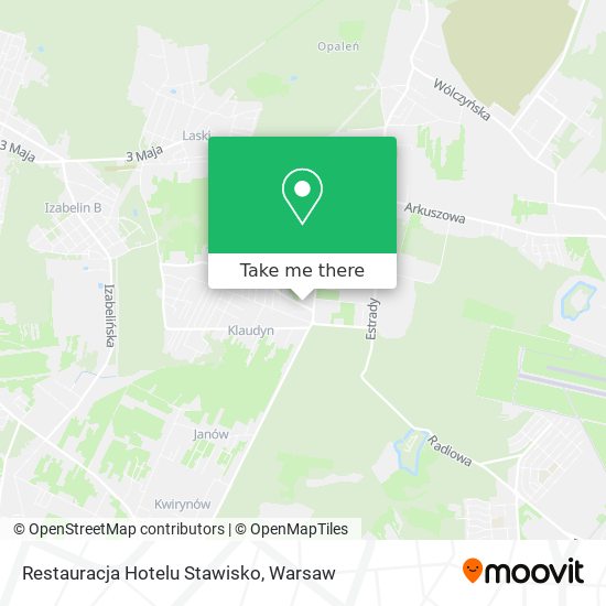 Restauracja Hotelu Stawisko map