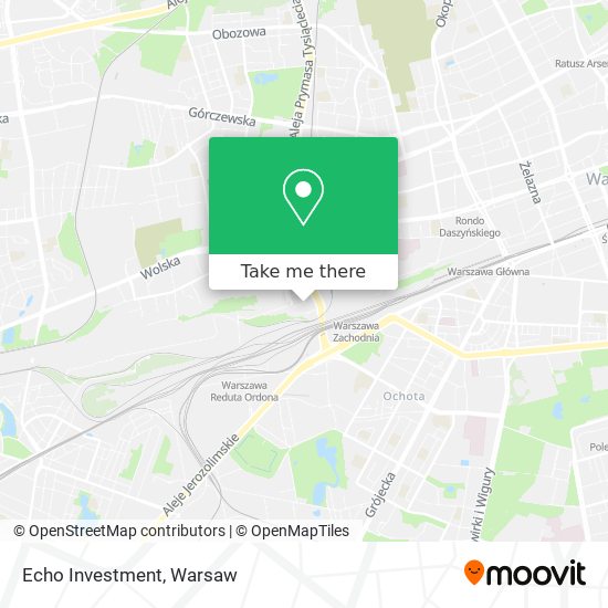 Echo Investment map