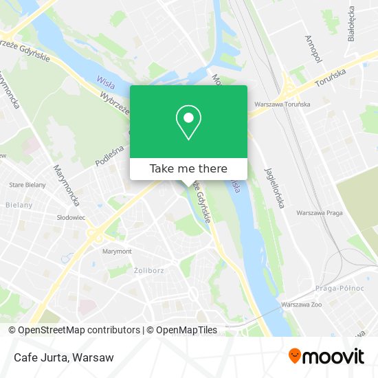 Cafe Jurta map