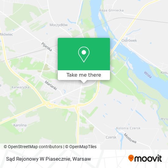 Sąd Rejonowy W Piasecznie map