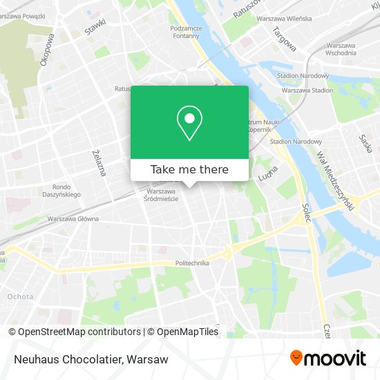 Neuhaus Chocolatier map