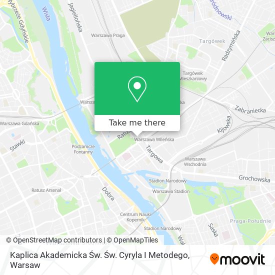 Kaplica Akademicka Św. Św. Cyryla I Metodego map