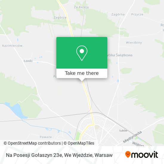 Na Posesji Gołaszyn 23e, We Wjeździe map