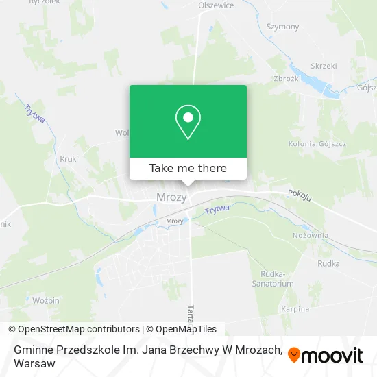 Gminne Przedszkole Im. Jana Brzechwy W Mrozach map
