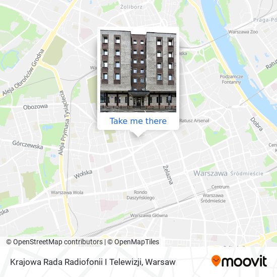 Krajowa Rada Radiofonii I Telewizji map