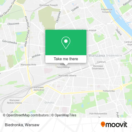 Biedronka map