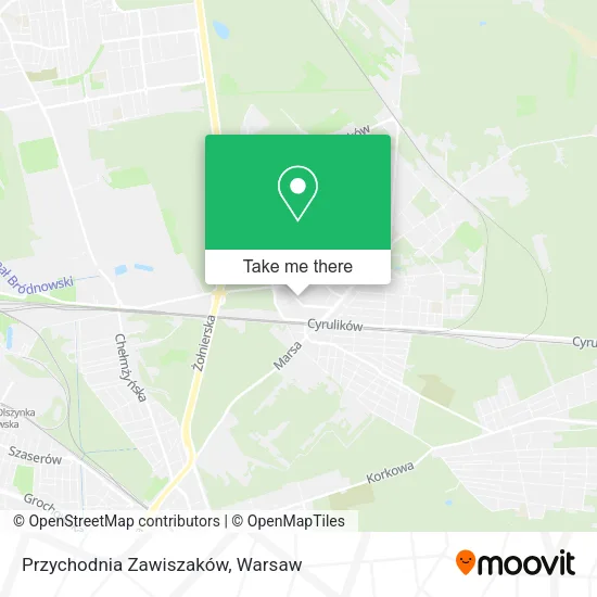 Przychodnia   Zawiszaków map