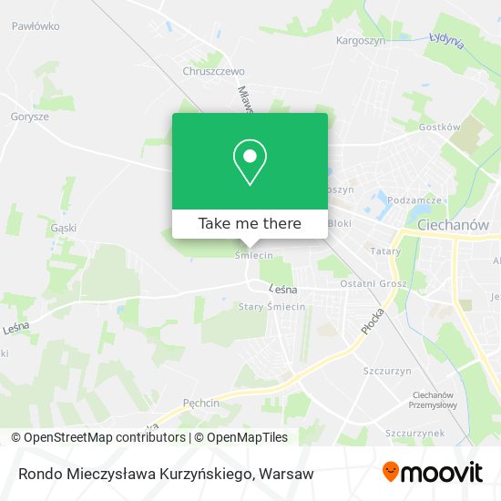 Rondo Mieczysława Kurzyńskiego map