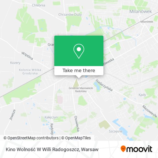 Kino Wolność W Willi Radogoszcz map