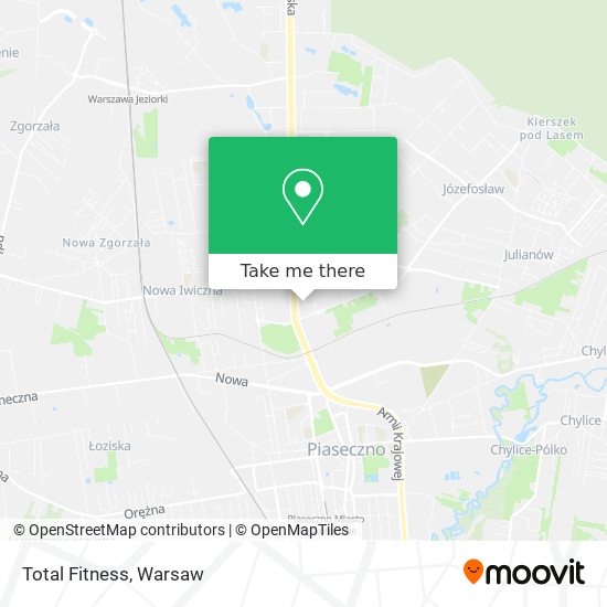 Total Fitness map