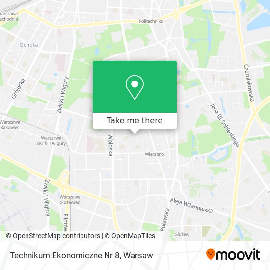 Technikum Ekonomiczne Nr 8 map