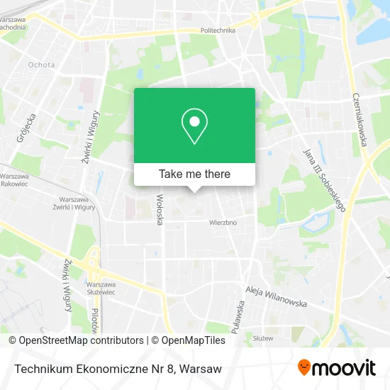 Карта Technikum Ekonomiczne Nr 8
