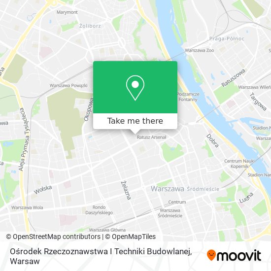 Карта Ośrodek Rzeczoznawstwa I Techniki Budowlanej