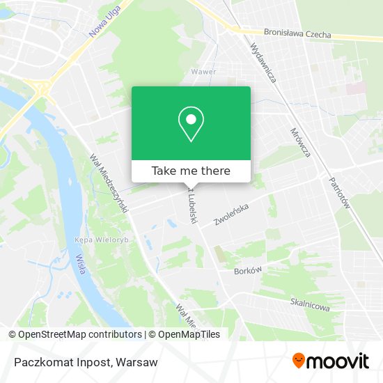 Paczkomat Inpost map