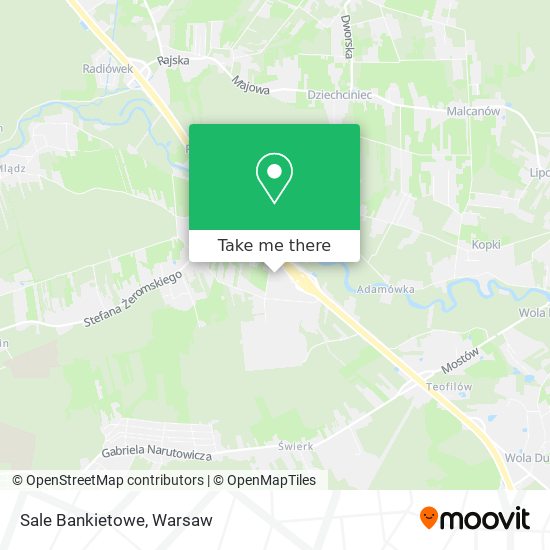 Sale Bankietowe map