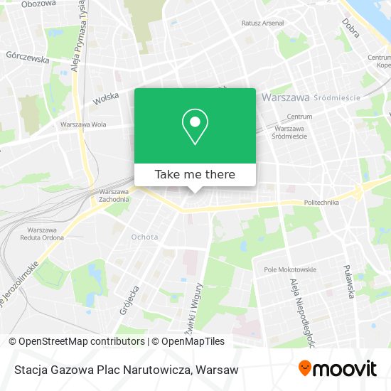 Stacja Gazowa Plac Narutowicza map