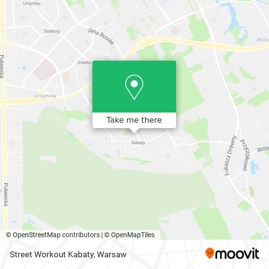 Street Workout Kabaty map