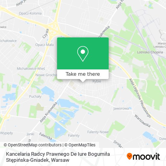 Kancelaria Radcy Prawnego De Iure Bogumiła Stępińska-Gniadek map