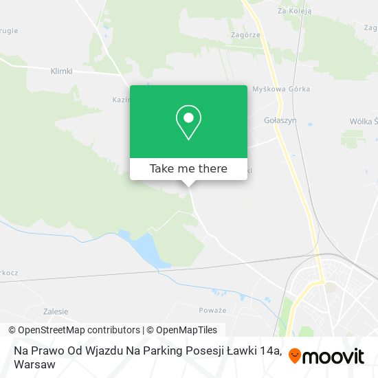 Na Prawo Od Wjazdu Na Parking Posesji Ławki 14a map