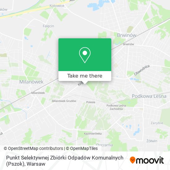 Punkt Selektywnej Zbiórki Odpadów Komunalnych (Pszok) map