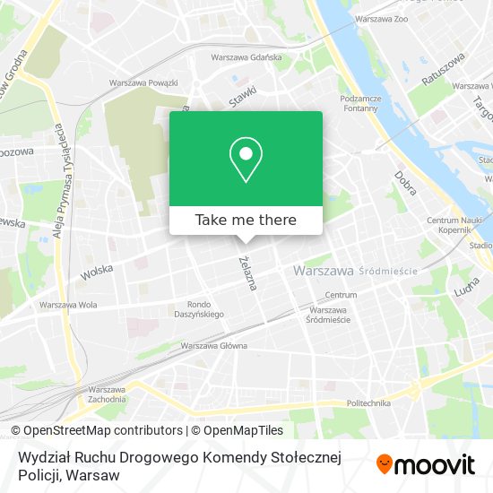 Wydział Ruchu Drogowego Komendy Stołecznej Policji map