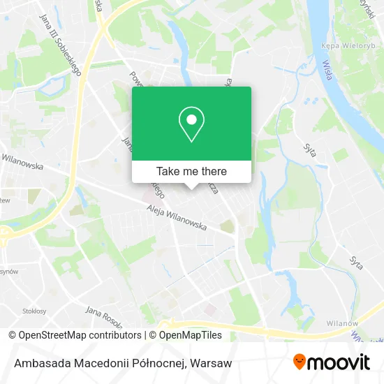 Ambasada Macedonii Północnej map