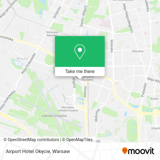 Airport Hotel Okęcie map