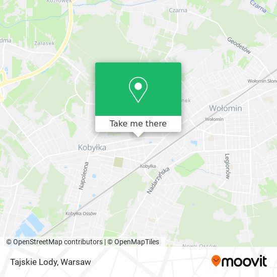 Tajskie Lody map