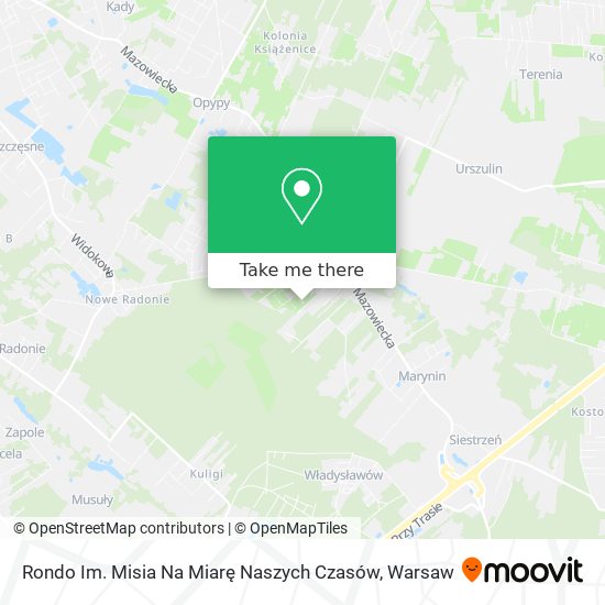 Rondo Im. Misia Na Miarę Naszych Czasów map