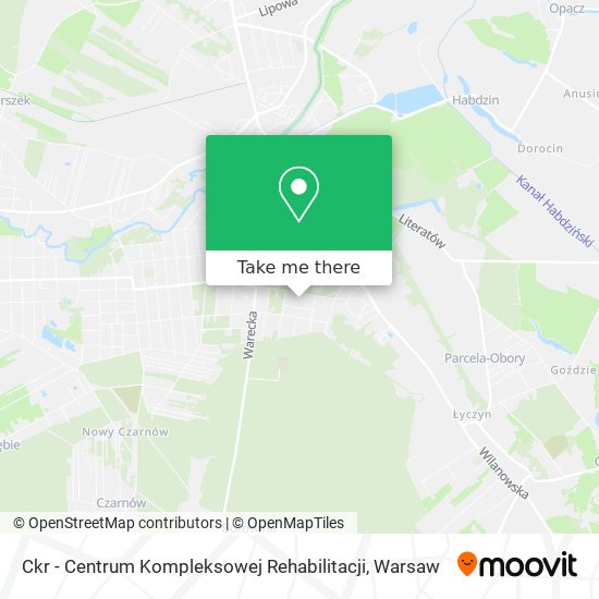 Ckr - Centrum Kompleksowej Rehabilitacji map