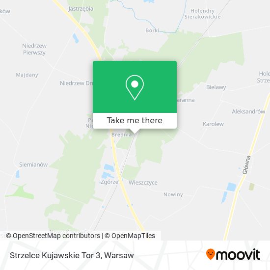 Strzelce Kujawskie Tor 3 map