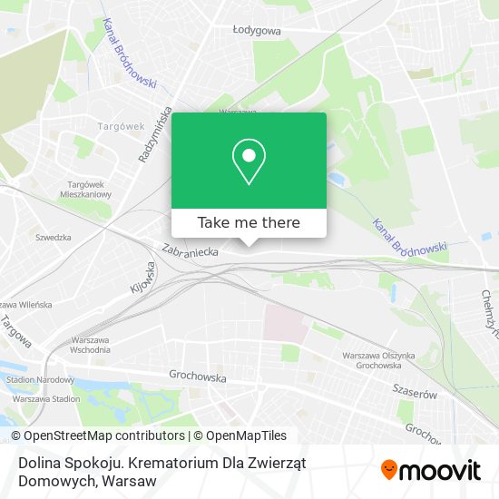 Dolina Spokoju. Krematorium Dla Zwierząt Domowych map