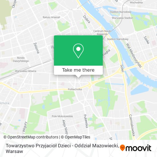 Towarzystwo Przyjaciół Dzieci - Oddział Mazowiecki map