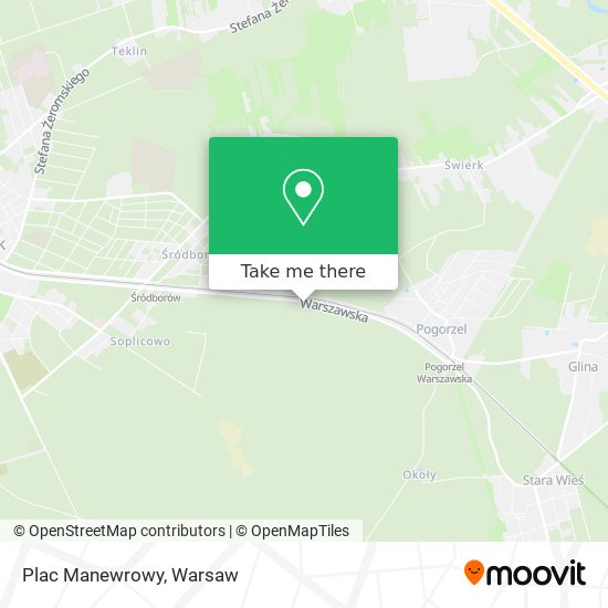 Plac Manewrowy map