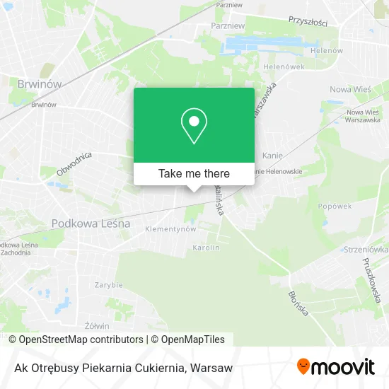 Карта Ak Otrębusy Piekarnia Cukiernia