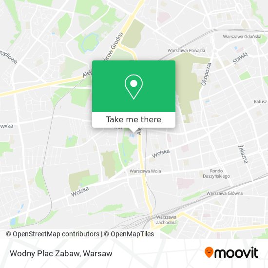 Карта Wodny Plac Zabaw