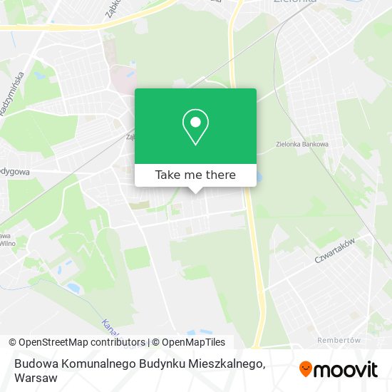 Budowa Komunalnego Budynku Mieszkalnego map