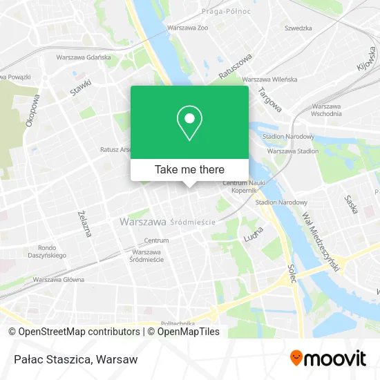 Pałac Staszica map