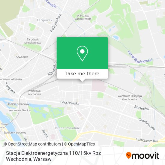 Stacja Elektroenergetyczna 110 / 15kv Rpz Wschodnia map