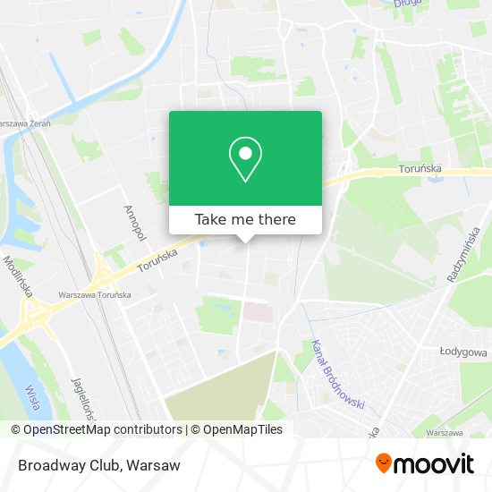 Broadway Club map