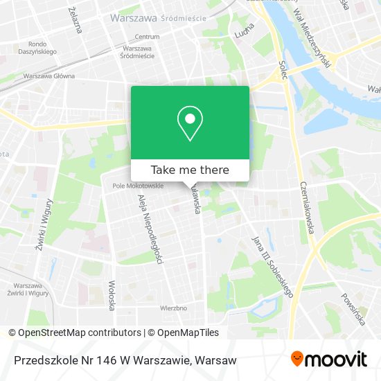 Карта Przedszkole Nr 146 W Warszawie