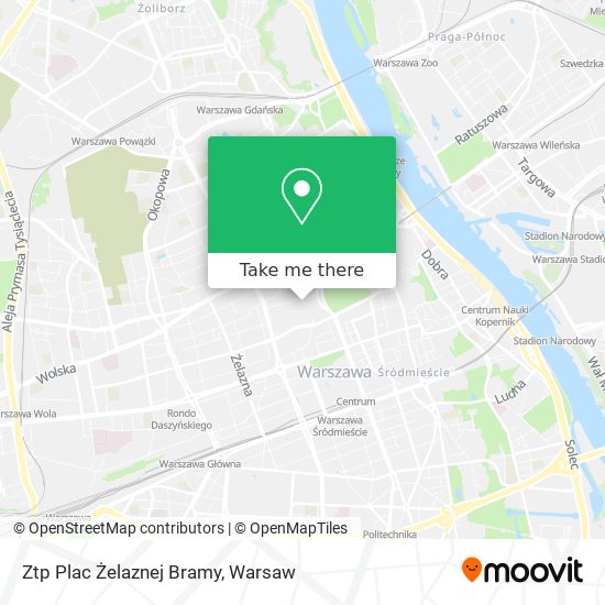 Ztp Plac Żelaznej Bramy map