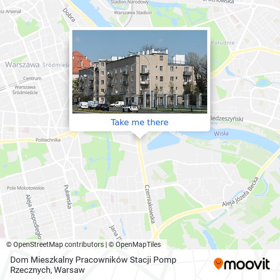 Dom Mieszkalny Pracowników Stacji Pomp Rzecznych map