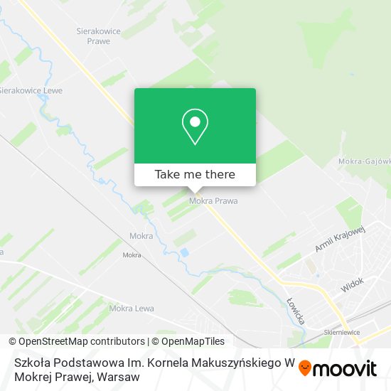 Szkoła Podstawowa Im. Kornela Makuszyńskiego W Mokrej Prawej map