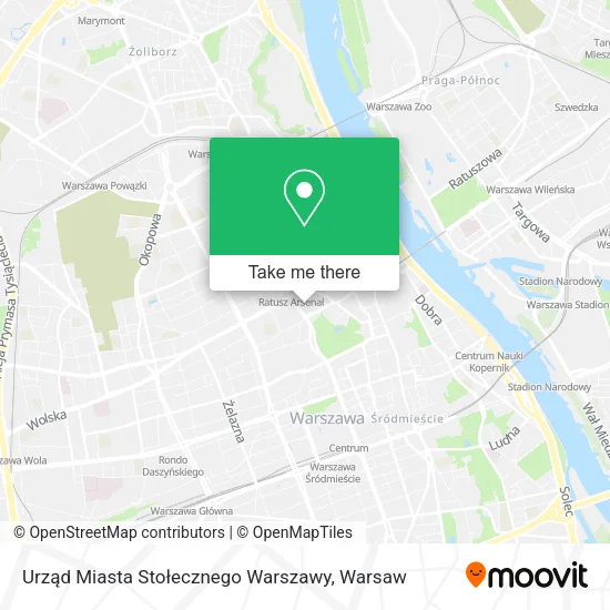 Urząd Miasta Stołecznego Warszawy map