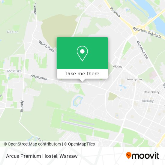 Arcus Premium Hostel map